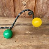 Vintage wall coat rack