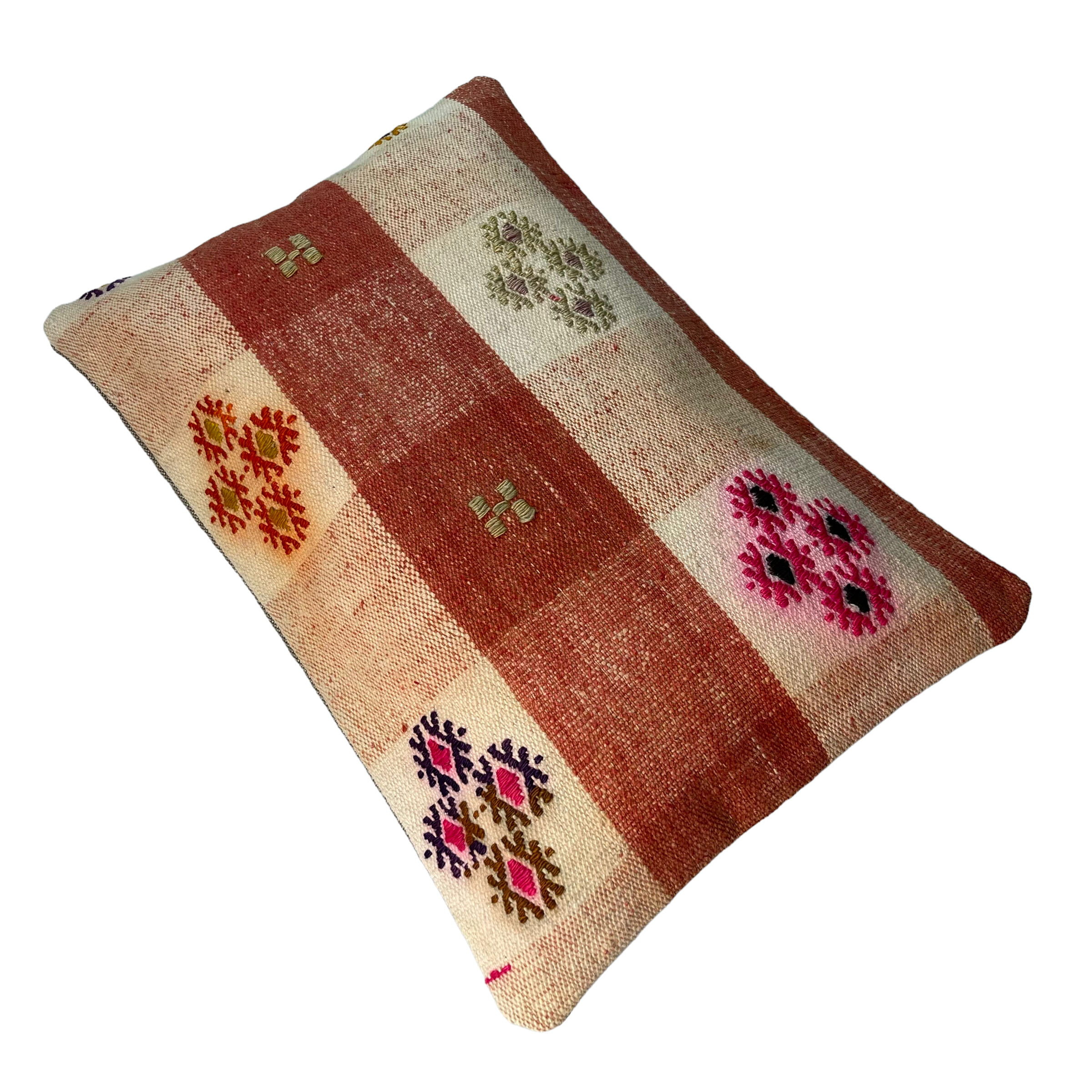 Vintage turkish handmade cushion cover , 30 x 50 cm
