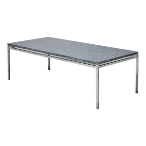Table basse en granite - acier