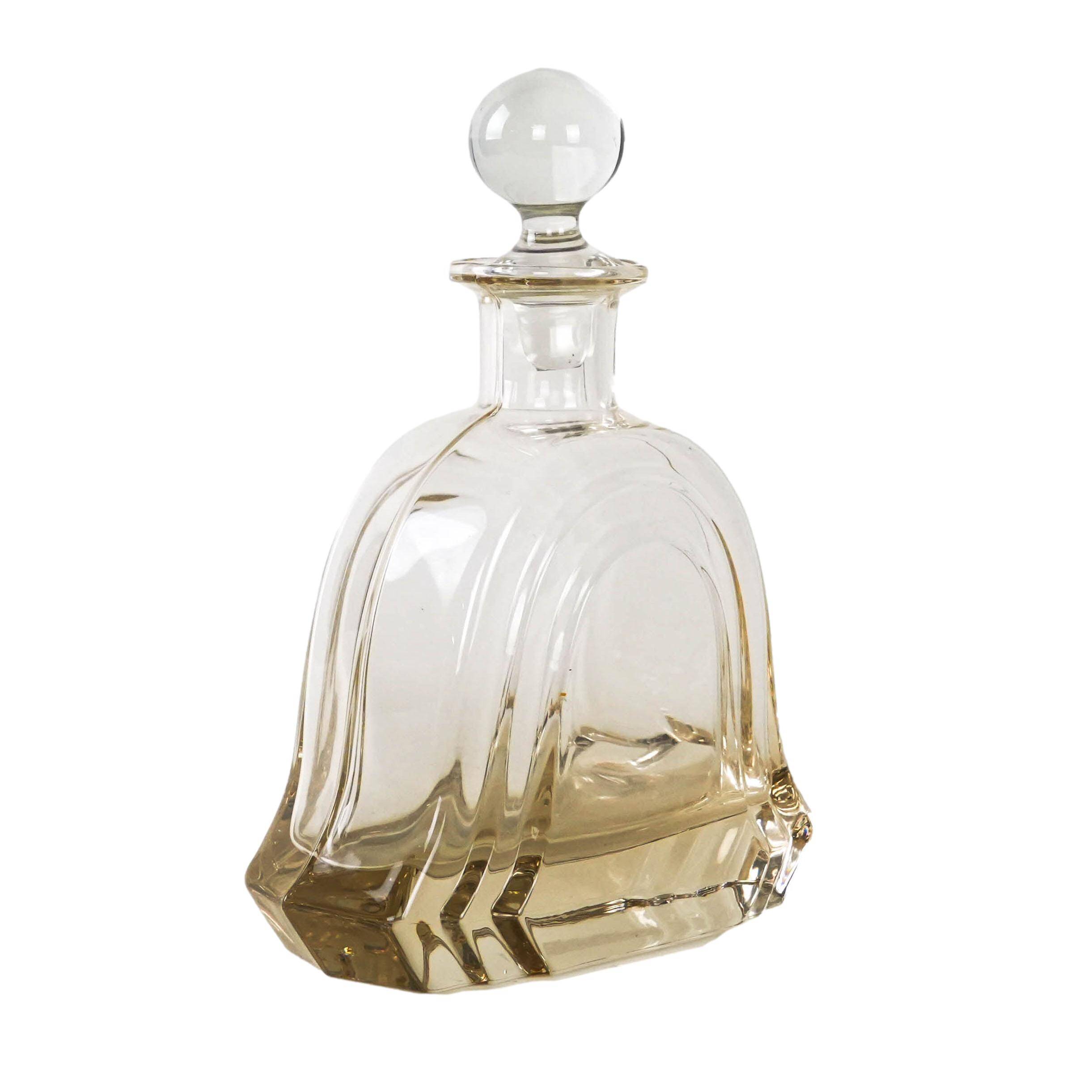 Glass carafe, Italian design, 1970s, production: Italy