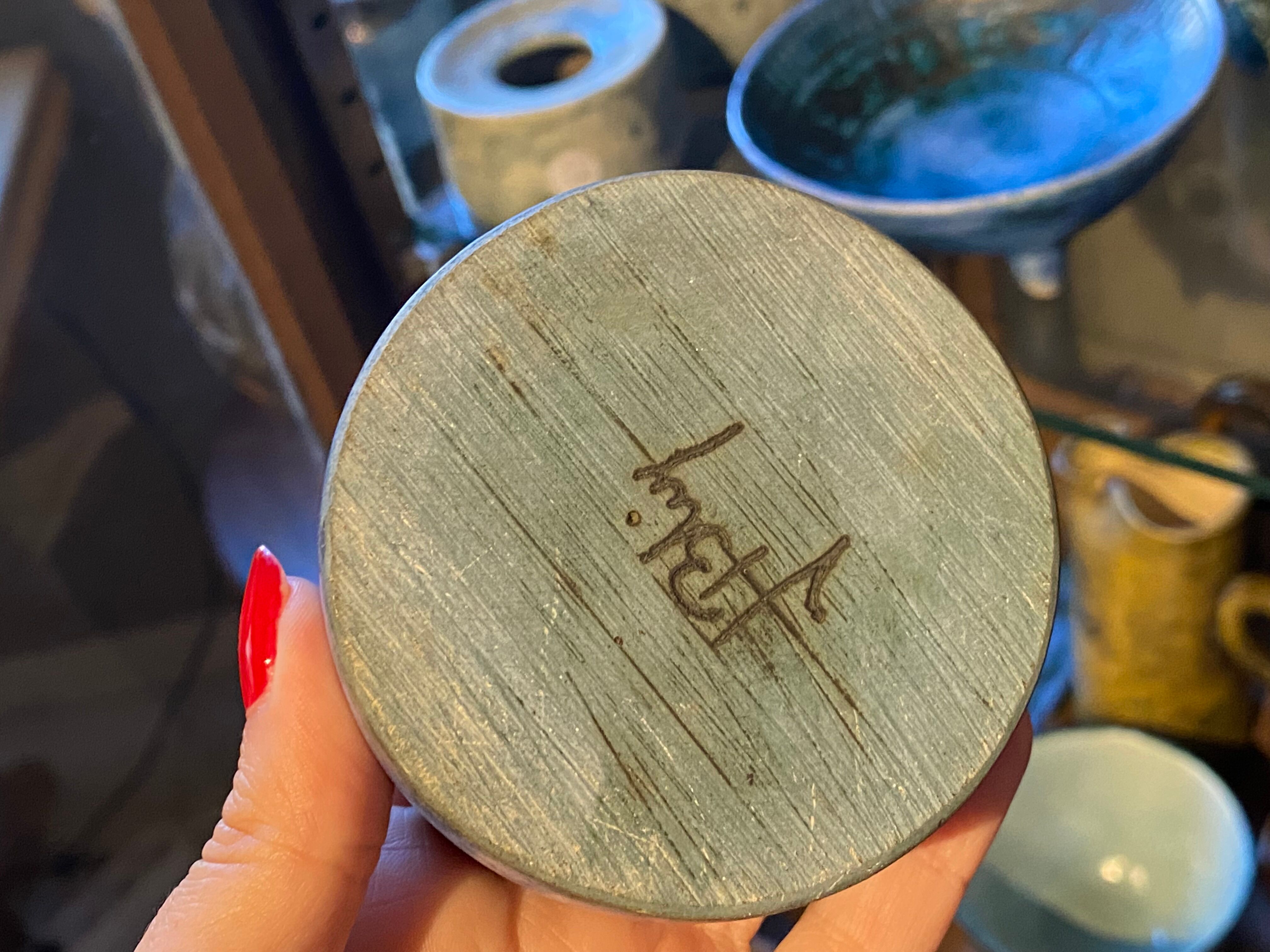 2 ceramic chandeliers by Jacques Blin