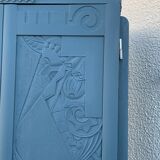 Blue wardrobe art deco 1930