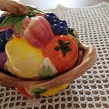 Bonbonnière, jam maker in polychrome slip