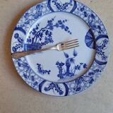 Japan model cake plate by Creil and Montereau 19th century