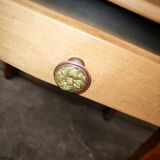 Small children's desk or side table.