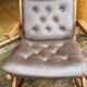 1960s Norwegian design rocking chair in teak, reference PAOLO.