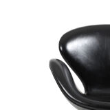 Pair of old Swan armchairs by Arne Jacobsen for Fritz Hansen 1963