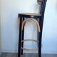 Wooden and canning bar stool
