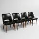 Série 4 chaises scandinave - vintage 1960 1970
