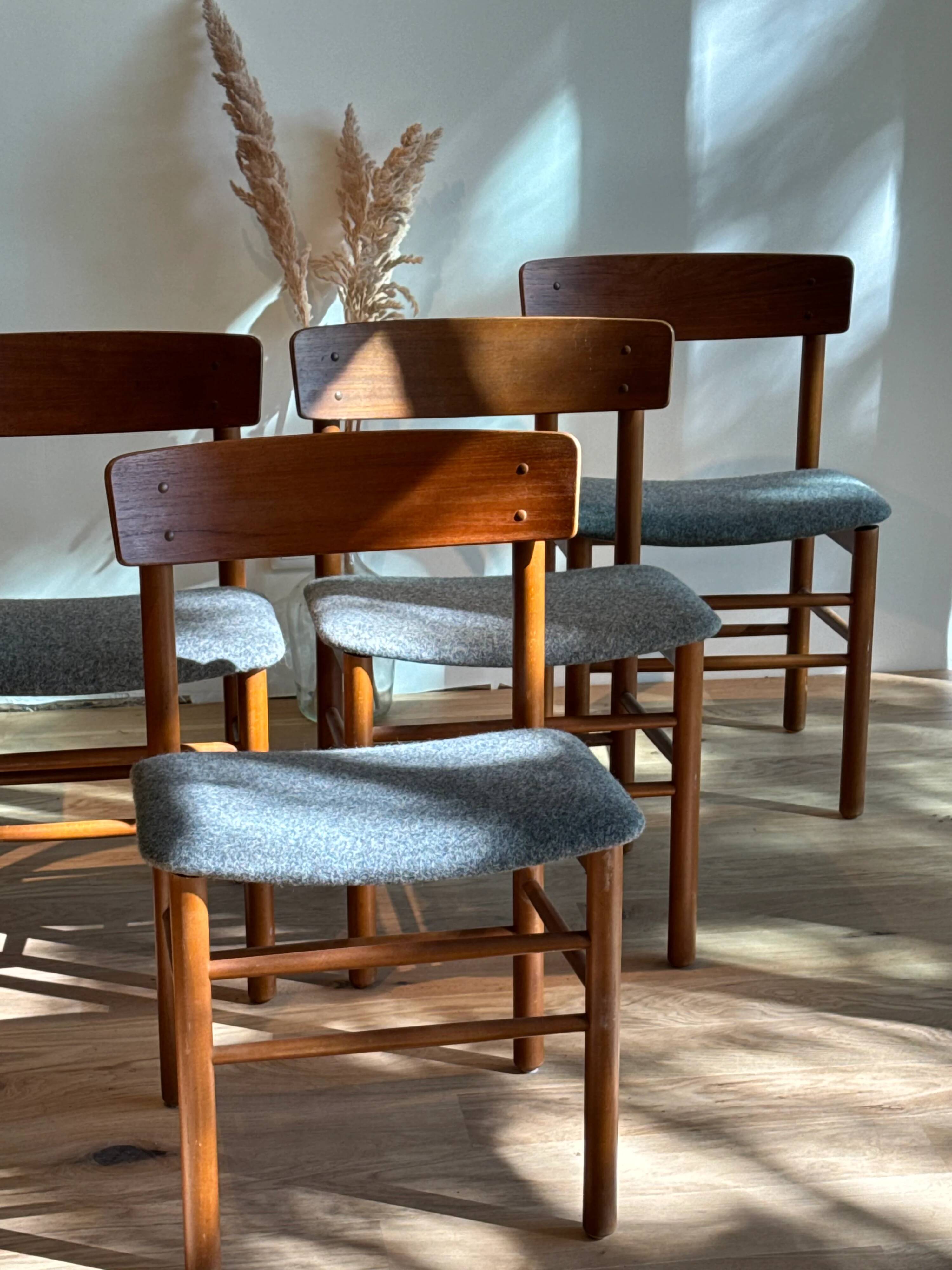 Chaise scandinave vintage en teck « Kirsa »