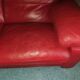 Duvivier leather two-seater sofa