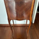 Small bedside table in marquetry in the Louis XV style.