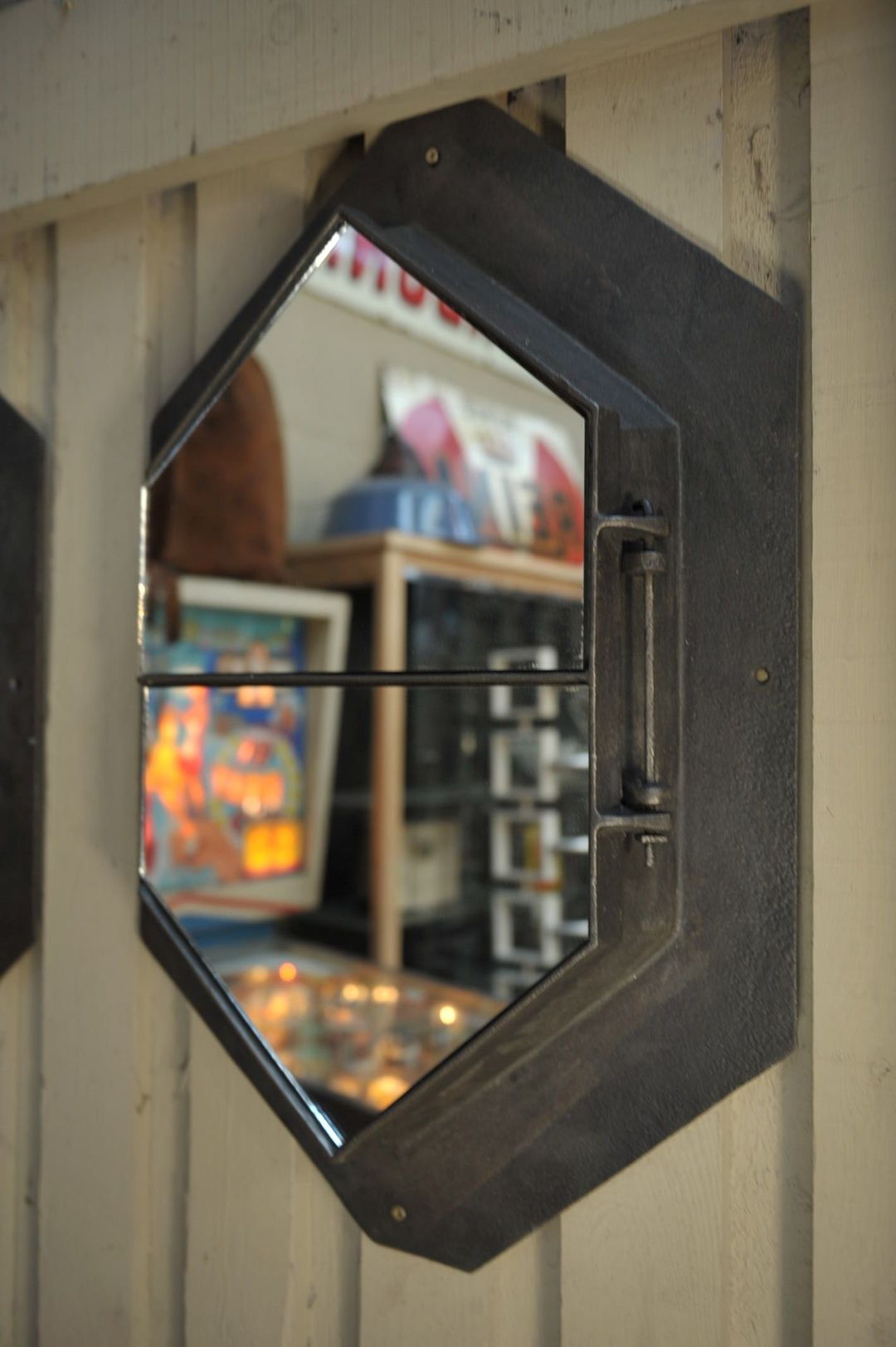 Miroirs fenêtre industriel en métal 1930 49x78cm