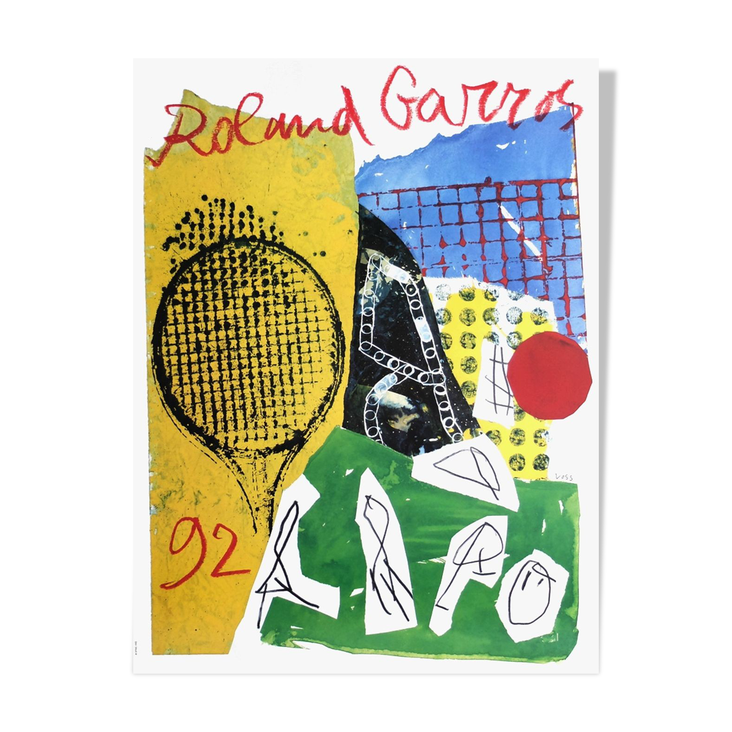 Official poster Roland Garros 1992