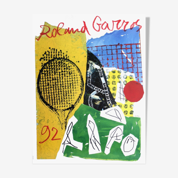 Affiche Officielle Roland Garros 1992