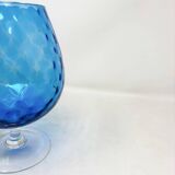 Vase en verre Empoli bleu