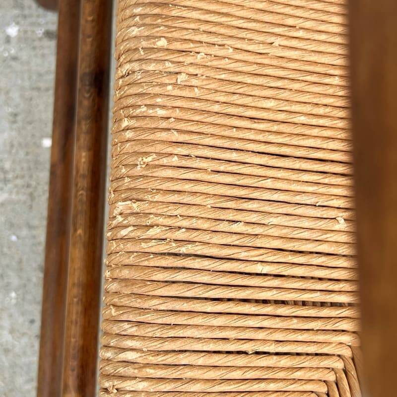 Oak mulched country armchair