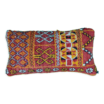 Berber cushion orange red 30x55
