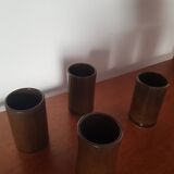 Set of 4 stoneware glasses