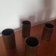 Lot de 4 verres en grès