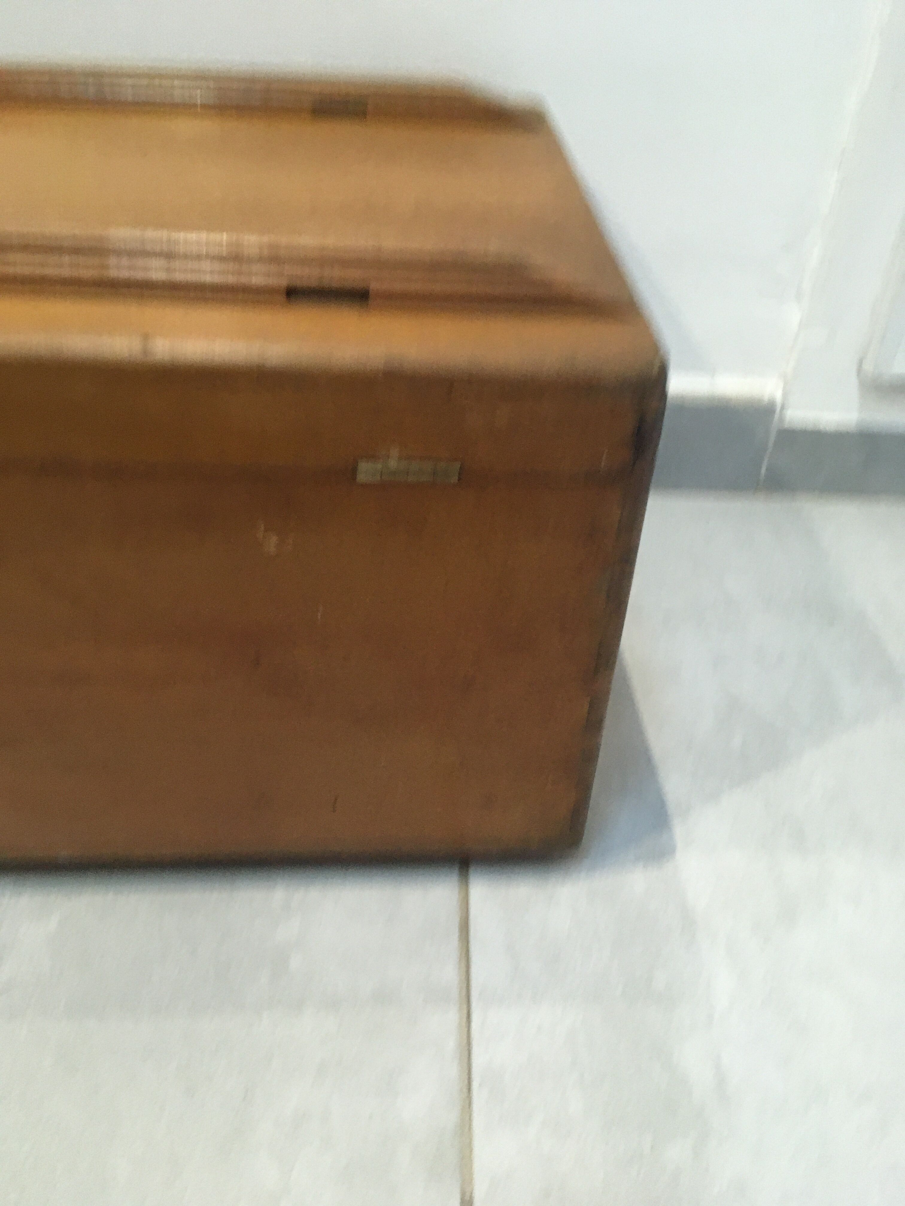 Old military travel box