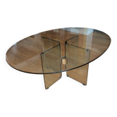 Peter Ghyczy designer dining table oval 170×130 for 4-6, up to 8 people.
