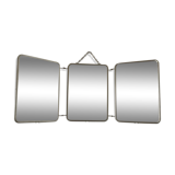 Triptych barber mirror