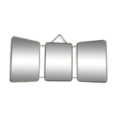 Triptych barber mirror