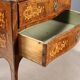 Antique baroque walnut commode, Italy, 18th century