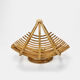 Stylized rattan fruit cup