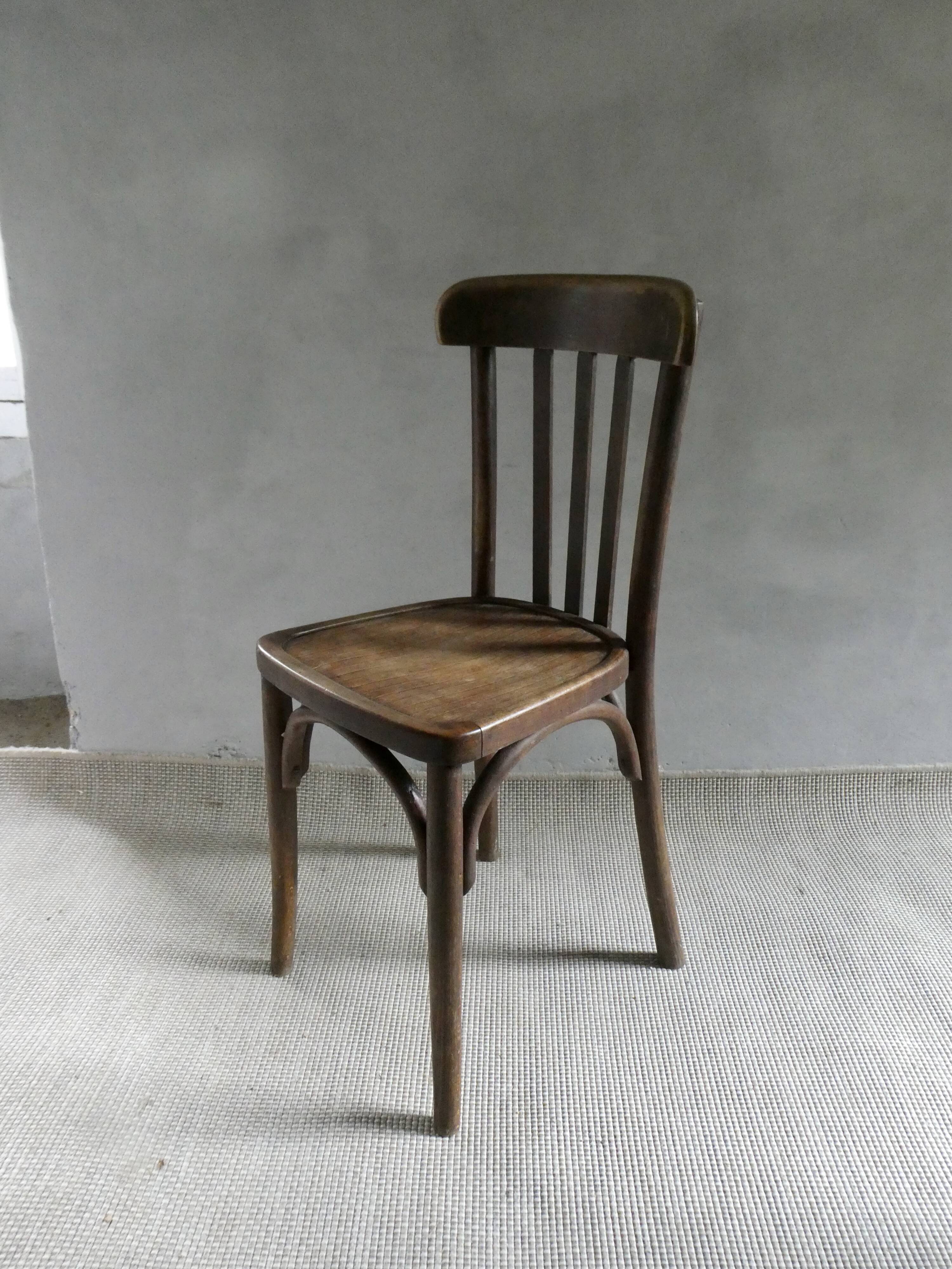 Chaise de bistrot des années 40-50