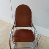 Chrome rocking chair