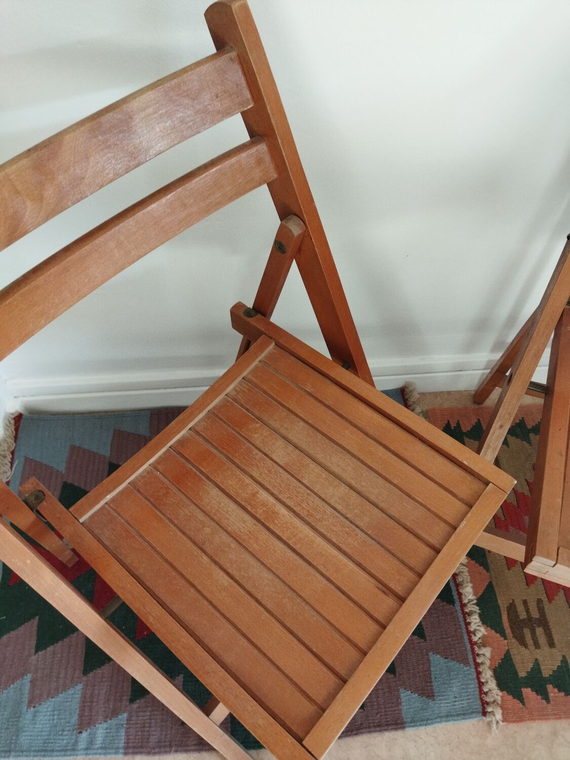 Chaises pliantes vintage
