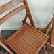 Chaises pliantes vintage