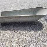 Old zinc bathtub