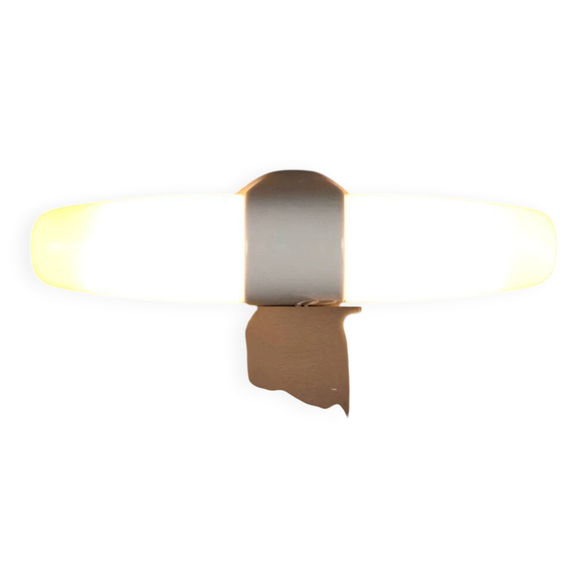 Vintage wall lamp in white ceramic, design, Italy, 1950s