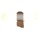 Vintage wall lamp in white ceramic, design, Italy, 1950s
