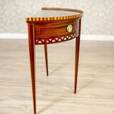 Semi-Circular Mahogany Wall Table, Early 20th Century