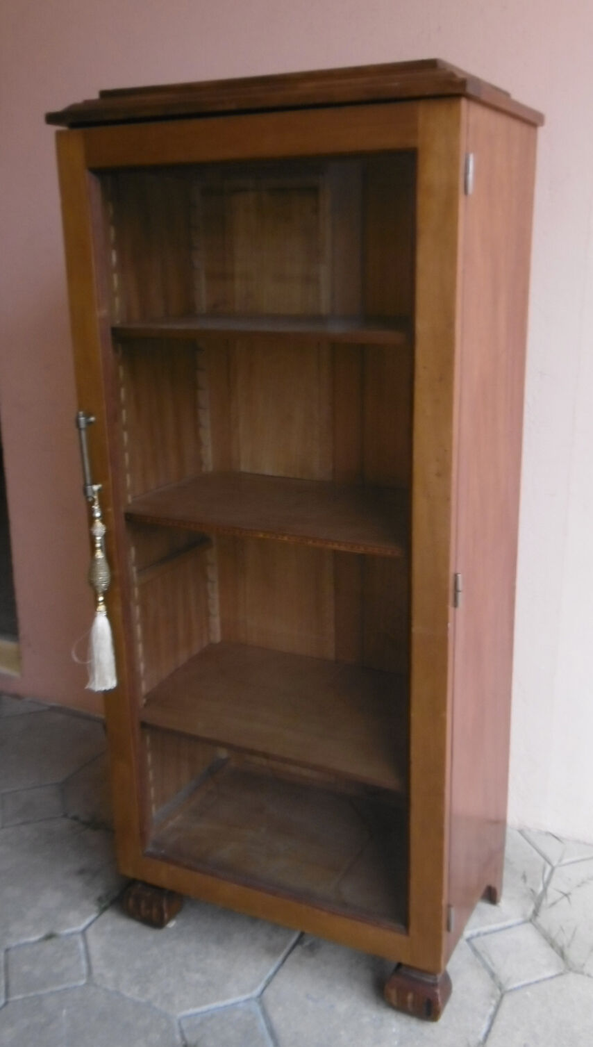 Vitrine en  acajou des années 40