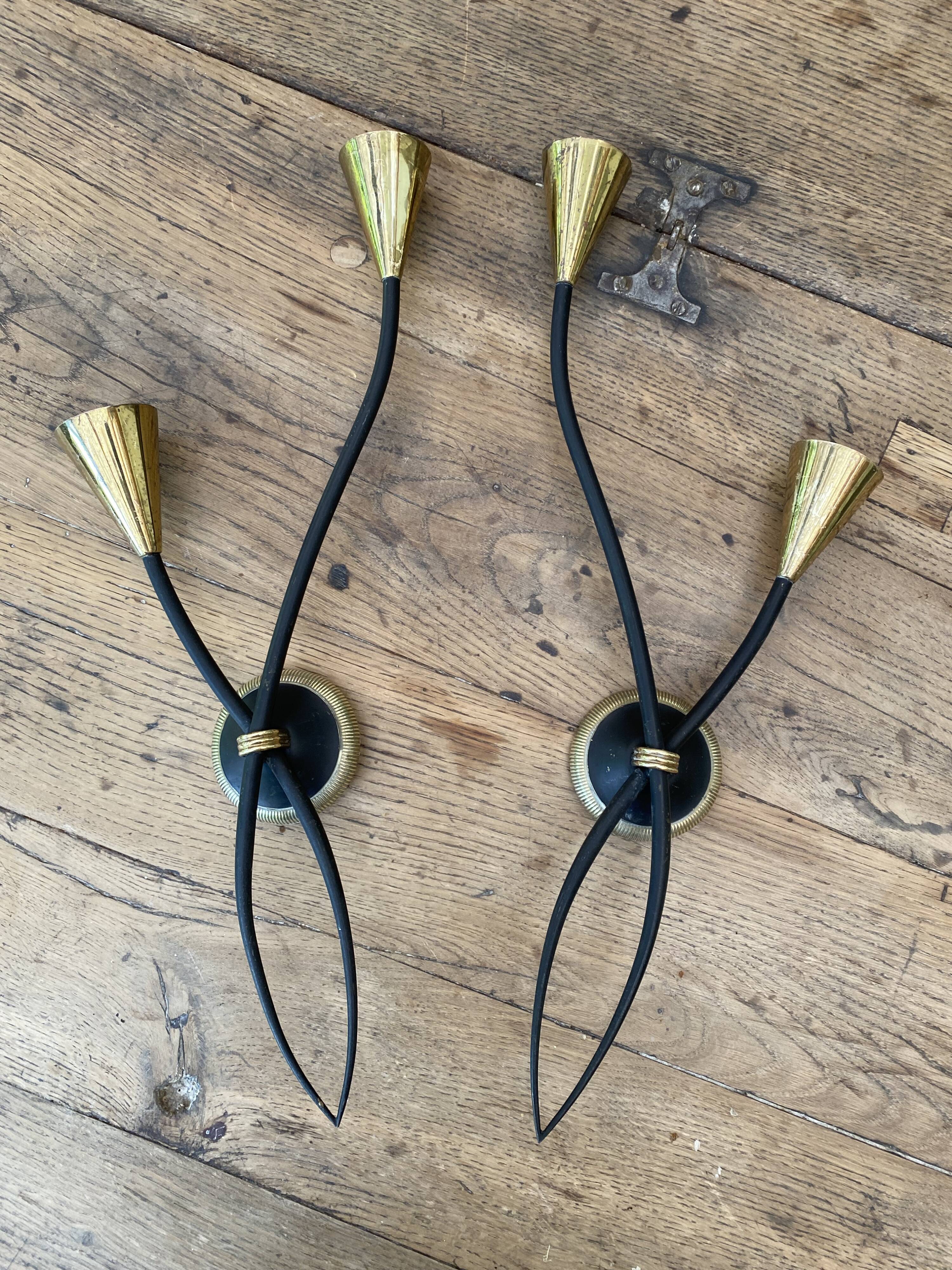 Pair of wall lights