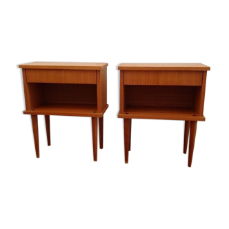 Paire de table de chevet scandinave