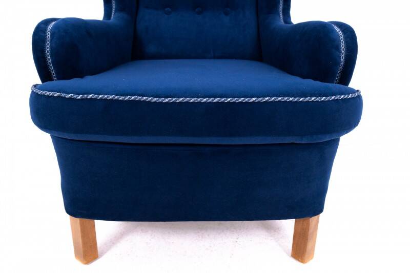 Wingback armchairs, Northern Europe, mid-20th century.