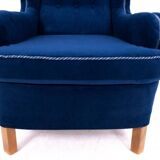 Wingback armchairs, Northern Europe, mid-20th century.