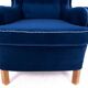 Wingback armchairs, Northern Europe, mid-20th century.