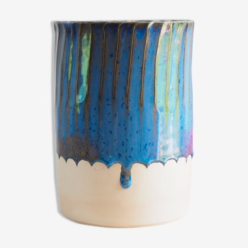 Vase bleu clair