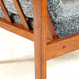 Vintage teak chair retro 1960s