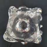 Large crystal vases.
