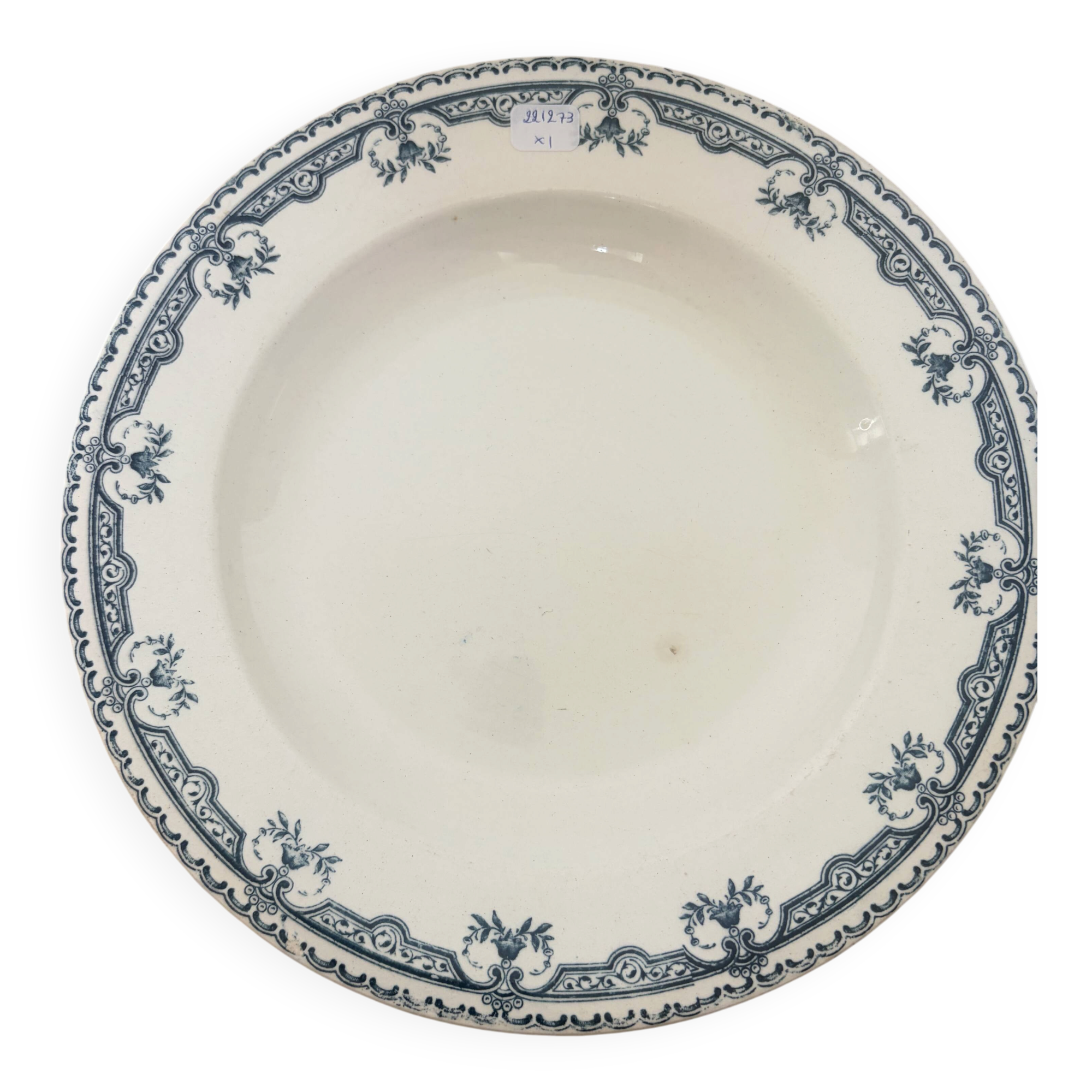 1 assiette creuse 221273