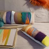 Wool weaving cushion