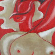 Tableau "Nue Cubiste", huile sur toile signée Gleyse
